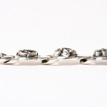 画像をギャラリービューアに読み込む, CHROME HEARTS クロムハーツ ブレスレット 5リンク 重量97.01g CHプラス スター フローラル BSフレア ケルティック クロー シルバー925 美品 中古 4a006038