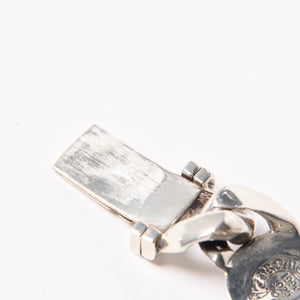 CHROME HEARTS クロムハーツ ブレスレット 5リンク 重量97.01g CHプラス スター フローラル BSフレア ケルティック クロー シルバー925 美品 中古 4a006038