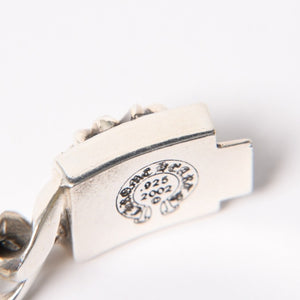 CHROME HEARTS クロムハーツ ブレスレット 5リンク 重量97.01g CHプラス スター フローラル BSフレア ケルティック クロー シルバー925 美品 中古 4a006038