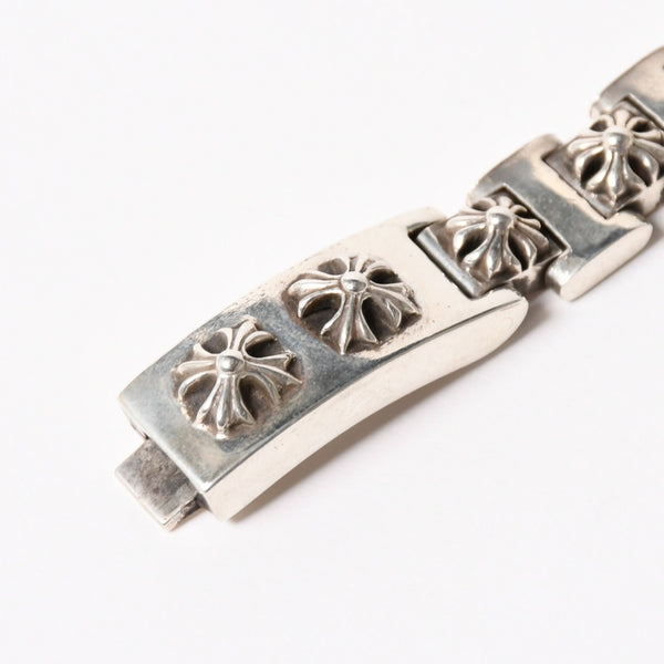 CHROME HERATS クロムハーツ Iリンク CHプラス ブレスレット 10リンク STERlNG 重量86.84g アクセサリー シルバー925 1995刻印 美品 中古 4a006039