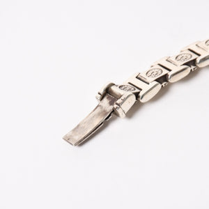 CHROME HERATS クロムハーツ Iリンク CHプラス ブレスレット 10リンク STERlNG 重量86.84g アクセサリー シルバー925 1995刻印 美品 中古 4a006039