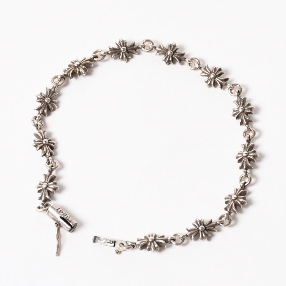 極美品 CHROME HEARTS クロムハーツ タイニーE CH プラス ブレスレット シルバー925 シルバー 重量約9.72g 中古 4a005987