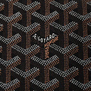 極美品 GOYARD ゴヤール アルパンMM バックパック リュック ALPIN2MMLTY01CL01P PVC レザー ブラック 中古 4a005889