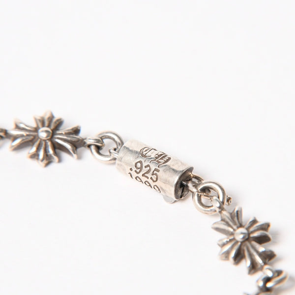 極美品 CHROME HEARTS クロムハーツ タイニーE CH プラス ブレスレット シルバー925 シルバー 重量約9.72g 中古 4a005987