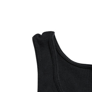 CHROME HEARTS クロムハーツ Tank Top タンクトップ NEW YORK ニューヨーク ラージクロス ブラック ホワイト サイズM 美品 中古 4a005761