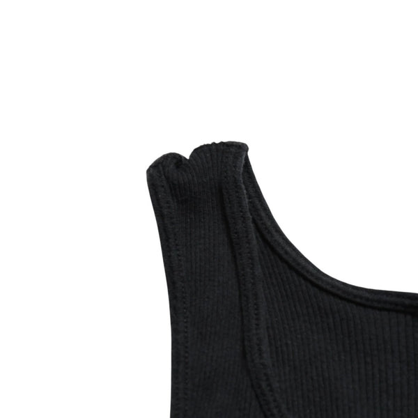 CHROME HEARTS クロムハーツ Tank Top タンクトップ NEW YORK ニューヨーク ラージクロス ブラック ホワイト サイズM 美品 中古 4a005761