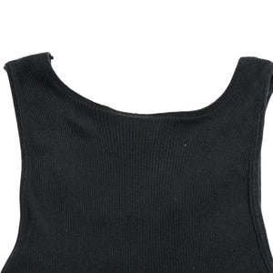 CHROME HEARTS クロムハーツ Tank Top タンクトップ NEW YORK ニューヨーク ラージクロス ブラック ホワイト サイズM 美品 中古 4a005761