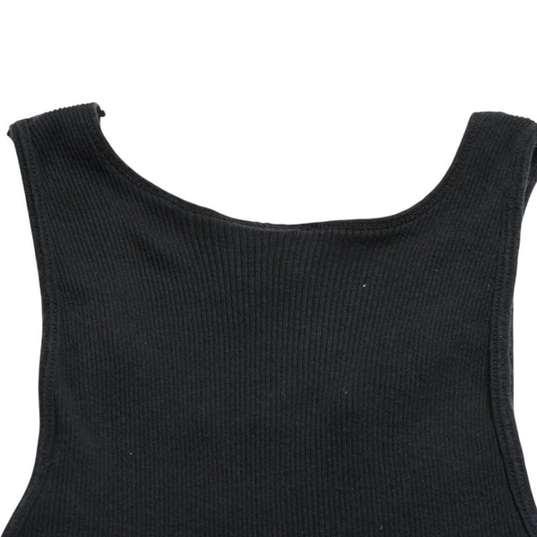 CHROME HEARTS クロムハーツ Tank Top タンクトップ NEW YORK ニューヨーク ラージクロス ブラック ホワイト サイズM 美品 中古 4a005761
