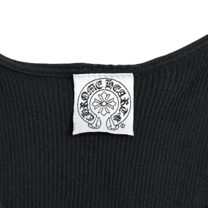CHROME HEARTS クロムハーツ Tank Top タンクトップ NEW YORK ニューヨーク ラージクロス ブラック ホワイト サイズM 美品 中古 4a005761