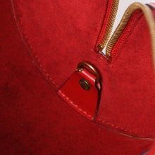 Load the image into the gallery viewer. 極美品 LOUIS VUITTON ルイヴィトン ハンドバッグ トートバッグ M52227 エピ スフロ レッド ゴールド金具 中古 4a006097