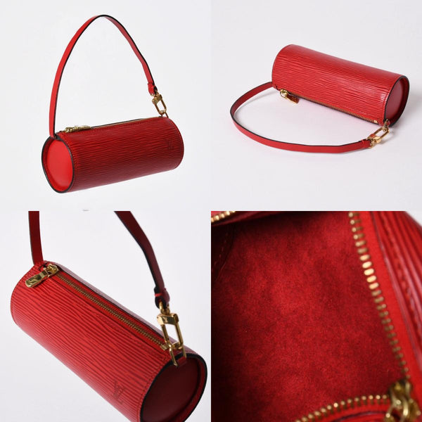 極美品 LOUIS VUITTON ルイヴィトン ハンドバッグ トートバッグ M52227 エピ スフロ レッド ゴールド金具 中古 4a006097