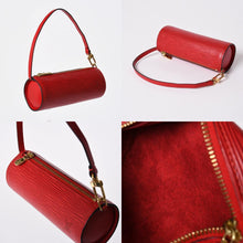 Load the image into the gallery viewer. 極美品 LOUIS VUITTON ルイヴィトン ハンドバッグ トートバッグ M52227 エピ スフロ レッド ゴールド金具 中古 4a006097