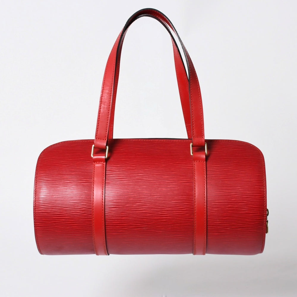 極美品 LOUIS VUITTON ルイヴィトン スフロ ハンドバッグ M52227 エピ レザーレッド ゴールド金具 中古 4a005896