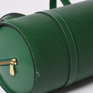 LOUIS VUITTON Epi Souflot Handbag Shoulder Bag Semi-Shoulder Bag Epi Leather M52224 Borneo Green Good Condition Used 4a006079