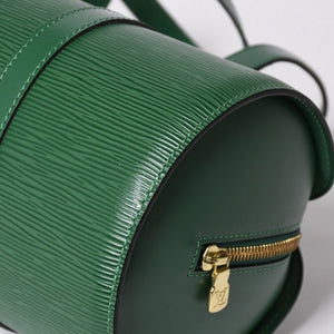 LOUIS VUITTON Epi Souflot Handbag Shoulder Bag Semi-Shoulder Bag Epi Leather M52224 Borneo Green Good Condition Used 4a006079