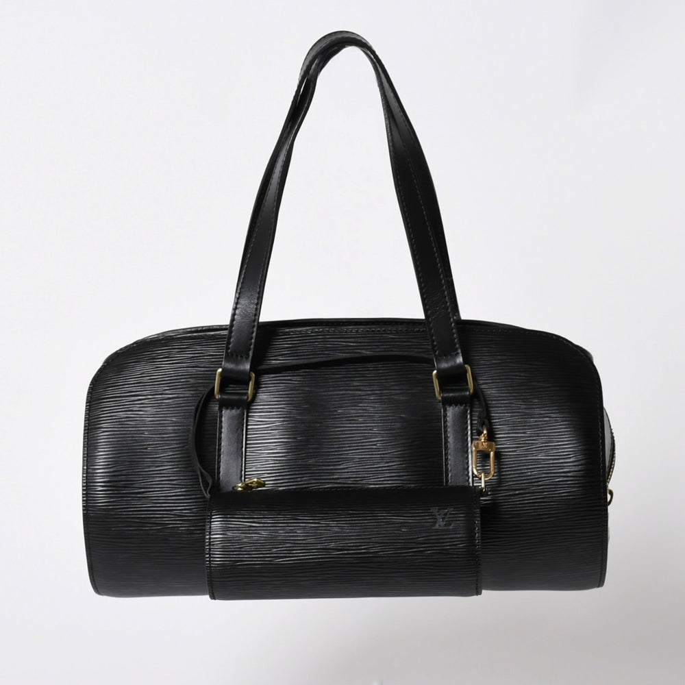 極美品 LOUIS VUITTON ルイヴィトン エピ スフロ ハンドバッグ ショルダーバッグ セミショルダーバッグ エピレザー M52222 ブラック 中古 4a006061