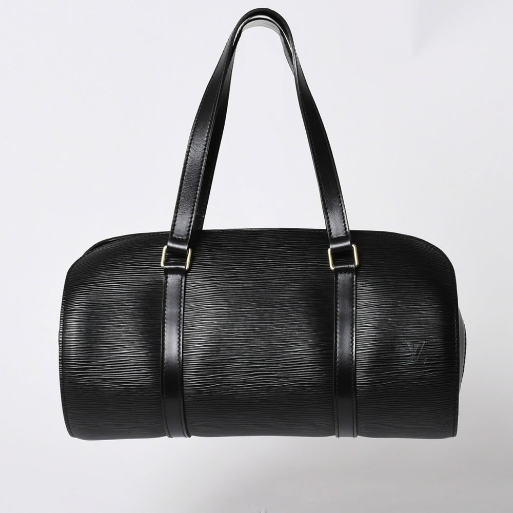 極美品 LOUIS VUITTON ルイヴィトン エピ スフロ ハンドバッグ ショルダーバッグ セミショルダーバッグ エピレザー M52222 ブラック 中古 4a006061