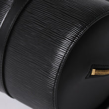 Load the image into the gallery viewer. 極美品 LOUIS VUITTON ルイヴィトン エピ スフロ ハンドバッグ ショルダーバッグ セミショルダーバッグ エピレザー M52222 ブラック 中古 4a006061