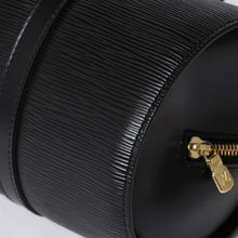 Load the image into the gallery viewer. 極美品 LOUIS VUITTON ルイヴィトン エピ スフロ ハンドバッグ ショルダーバッグ セミショルダーバッグ エピレザー M52222 ブラック 中古 4a006061