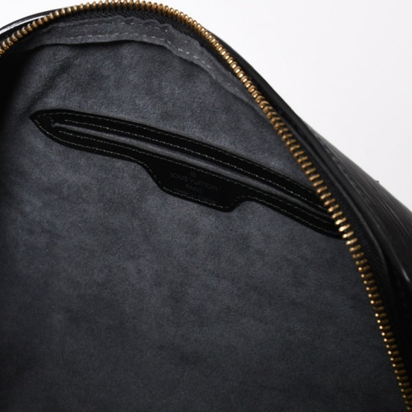 Very Good Condition LOUIS VUITTON Epi Souflo Handbag Shoulder Bag Semi-Shoulder Bag Epi Leather M52222 Black Used 4a006061