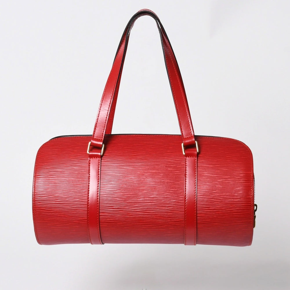 極美品 LOUIS VUITTON ルイヴィトン ハンドバッグ トートバッグ M52227 エピ スフロ レッド ゴールド金具 中古 4a006097