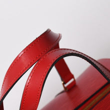 Load the image into the gallery viewer. 極美品 LOUIS VUITTON ルイヴィトン ハンドバッグ トートバッグ M52227 エピ スフロ レッド ゴールド金具 中古 4a006097