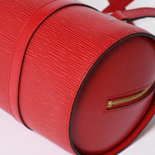 Load the image into the gallery viewer. 極美品 LOUIS VUITTON ルイヴィトン ハンドバッグ トートバッグ M52227 エピ スフロ レッド ゴールド金具 中古 4a006097