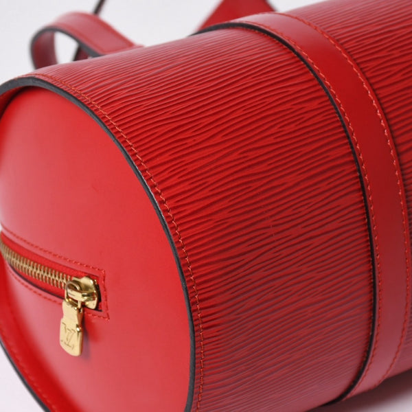 極美品 LOUIS VUITTON ルイヴィトン ハンドバッグ トートバッグ M52227 エピ スフロ レッド ゴールド金具 中古 4a006097