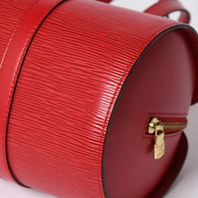 Load the image into the gallery viewer. 極美品 LOUIS VUITTON ルイヴィトン ハンドバッグ トートバッグ M52227 エピ スフロ レッド ゴールド金具 中古 4a006097