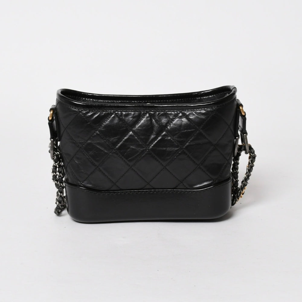 CHANEL シャネル ガブリエル ドゥ ショルダーバッグ チェーンショルダーバッグ レザーショルダーバッグ 26番台 ブラック ゴールド金具 美品 中古 4a005779