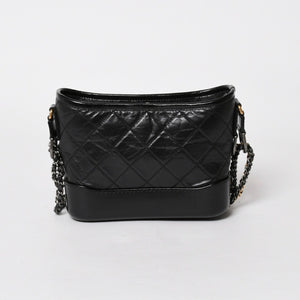 CHANEL シャネル ガブリエル ドゥ ショルダーバッグ チェーンショルダーバッグ レザーショルダーバッグ 26番台 ブラック ゴールド金具 美品 中古 4a005779