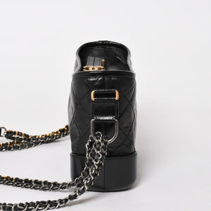 CHANEL シャネル ガブリエル ドゥ ショルダーバッグ チェーンショルダーバッグ レザーショルダーバッグ 26番台 ブラック ゴールド金具 美品 中古 4a005779