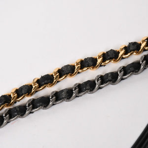 CHANEL シャネル ガブリエル ドゥ ショルダーバッグ チェーンショルダーバッグ レザーショルダーバッグ 26番台 ブラック ゴールド金具 美品 中古 4a005779