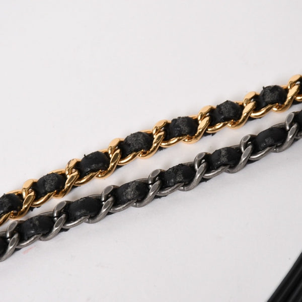 CHANEL シャネル ガブリエル ドゥ ショルダーバッグ チェーンショルダーバッグ レザーショルダーバッグ 26番台 ブラック ゴールド金具 美品 中古 4a005779