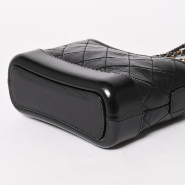 CHANEL シャネル ガブリエル ドゥ ショルダーバッグ チェーンショルダーバッグ レザーショルダーバッグ 26番台 ブラック ゴールド金具 美品 中古 4a005779