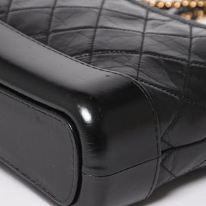 CHANEL シャネル ガブリエル ドゥ ショルダーバッグ チェーンショルダーバッグ レザーショルダーバッグ 26番台 ブラック ゴールド金具 美品 中古 4a005779