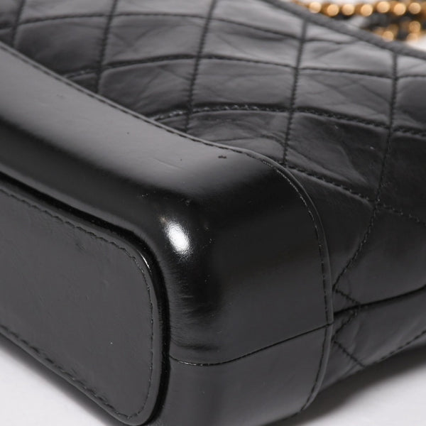 CHANEL シャネル ガブリエル ドゥ ショルダーバッグ チェーンショルダーバッグ レザーショルダーバッグ 26番台 ブラック ゴールド金具 美品 中古 4a005779