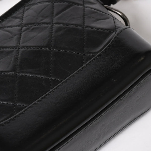 CHANEL シャネル ガブリエル ドゥ ショルダーバッグ チェーンショルダーバッグ レザーショルダーバッグ 26番台 ブラック ゴールド金具 美品 中古 4a005779