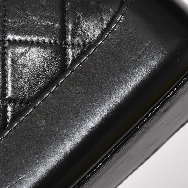 CHANEL シャネル ガブリエル ドゥ ショルダーバッグ チェーンショルダーバッグ レザーショルダーバッグ 26番台 ブラック ゴールド金具 美品 中古 4a005779