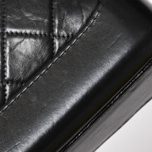 画像をギャラリービューアに読み込む, CHANEL シャネル ガブリエル ドゥ ショルダーバッグ チェーンショルダーバッグ レザーショルダーバッグ 26番台 ブラック ゴールド金具 美品 中古 4a005779