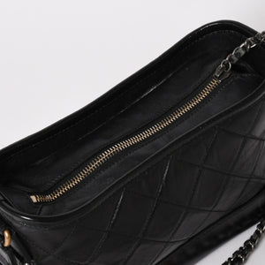 CHANEL シャネル ガブリエル ドゥ ショルダーバッグ チェーンショルダーバッグ レザーショルダーバッグ 26番台 ブラック ゴールド金具 美品 中古 4a005779