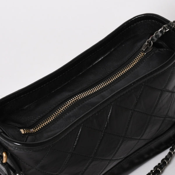 CHANEL シャネル ガブリエル ドゥ ショルダーバッグ チェーンショルダーバッグ レザーショルダーバッグ 26番台 ブラック ゴールド金具 美品 中古 4a005779