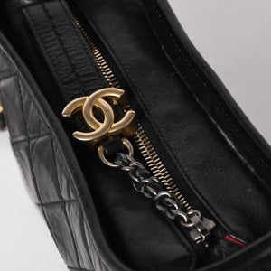 CHANEL シャネル ガブリエル ドゥ ショルダーバッグ チェーンショルダーバッグ レザーショルダーバッグ 26番台 ブラック ゴールド金具 美品 中古 4a005779