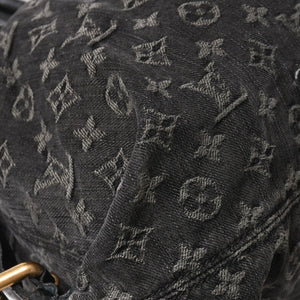 LOUIS VUITTON ルイヴィトン ネオカヴィ MM 2WAYバッグ M95351 モノグラム デニム ブラック ゴールド金具 美品 中古 4a005958