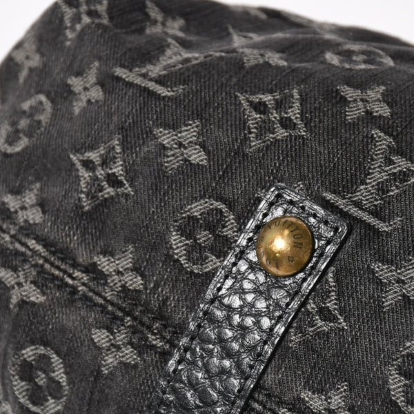 LOUIS VUITTON ルイヴィトン ネオカヴィ MM 2WAYバッグ M95351 モノグラム デニム ブラック ゴールド金具 美品 中古 4a005958