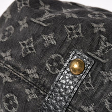 画像をギャラリービューアに読み込む, LOUIS VUITTON ルイヴィトン ネオカヴィ MM 2WAYバッグ M95351 モノグラム デニム ブラック ゴールド金具 美品 中古 4a005958