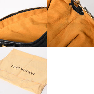 LOUIS VUITTON ルイヴィトン ネオカヴィ MM 2WAYバッグ M95351 モノグラム デニム ブラック ゴールド金具 美品 中古 4a005958