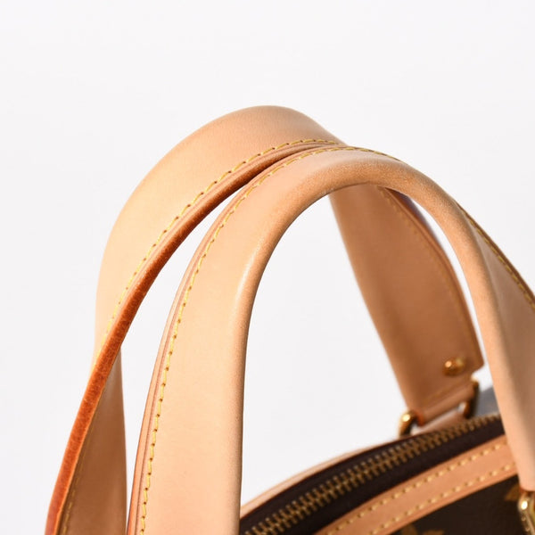 極美品 LOUIS VUITTON ルイヴィトン レティーロ PM モノグラム M40325 2WAYバッグ ブラウン ゴールド金具 中古 4a005892