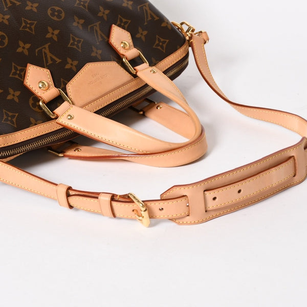 極美品 LOUIS VUITTON ルイヴィトン レティーロ PM モノグラム M40325 2WAYバッグ ブラウン ゴールド金具 中古 4a005892