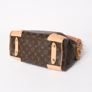 極美品 LOUIS VUITTON ルイヴィトン レティーロ PM モノグラム M40325 2WAYバッグ ブラウン ゴールド金具 中古 4a005892